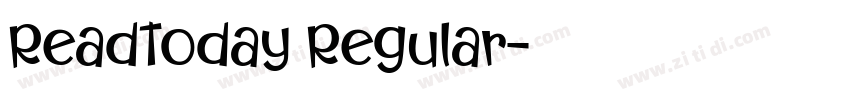 ReadToday Regular字体转换